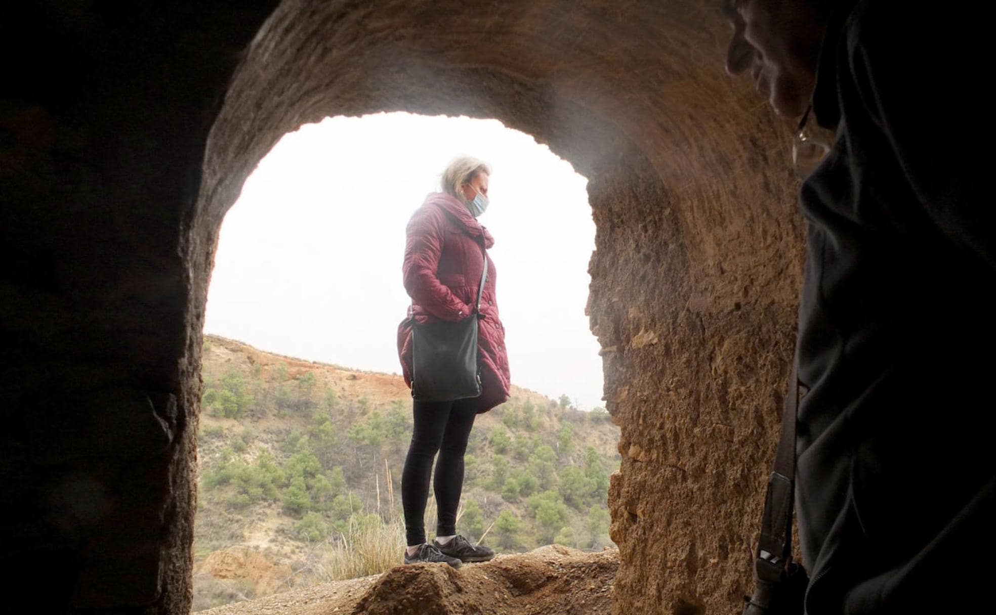 Aspecto de la cueva del monje de Guadix.