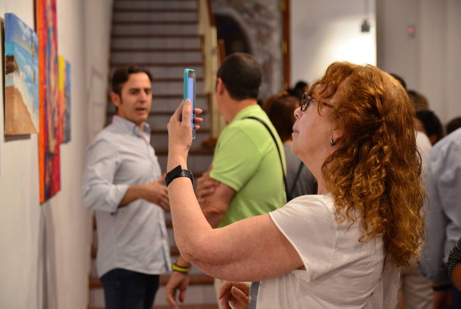 Exposición 2019 del Taller de Pintura de Huétor Vega, en la sala El Molino del Carmen de San Rafael