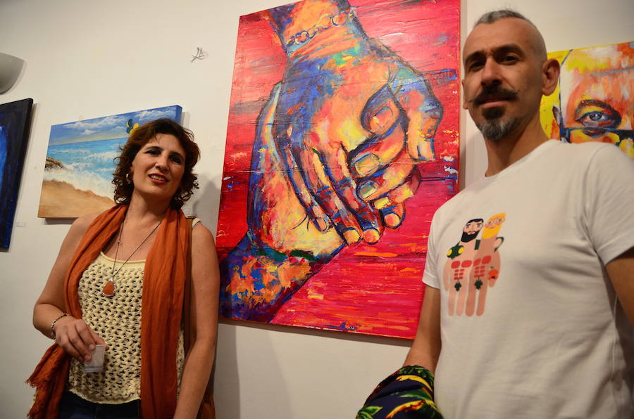 Exposición 2019 del Taller de Pintura de Huétor Vega, en la sala El Molino del Carmen de San Rafael