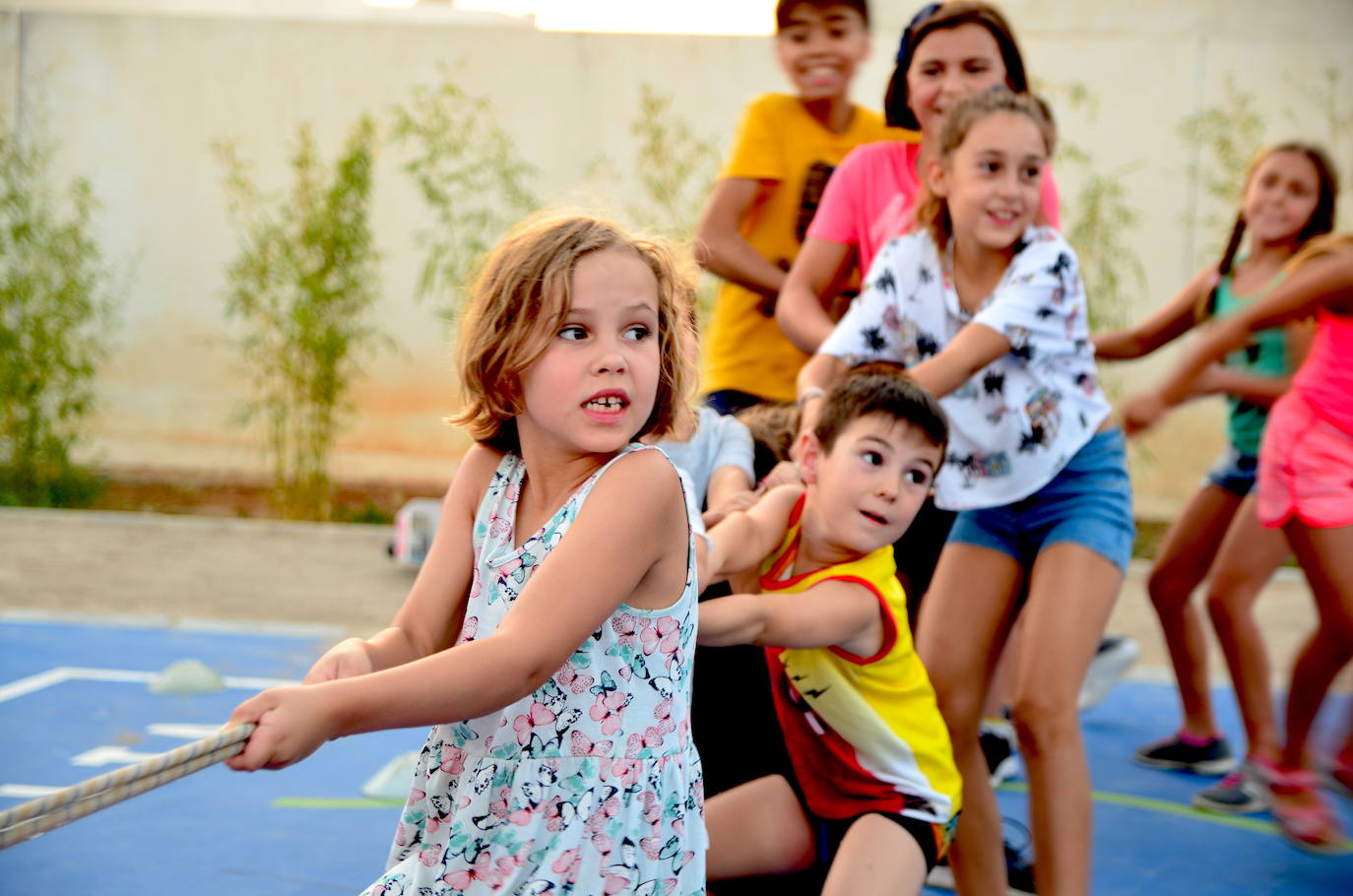 Estreno de las instalaciones del barrio de Los Rebites.