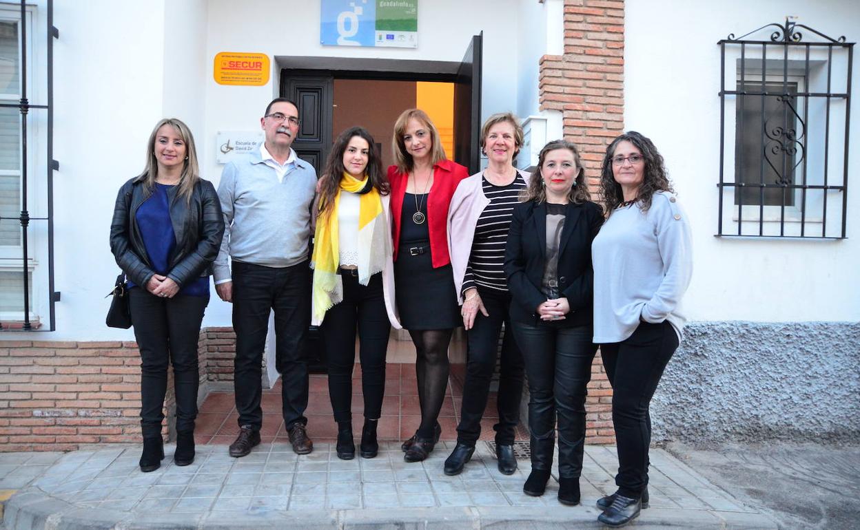 Alumnado de David Zaafra en Huétor Vega.