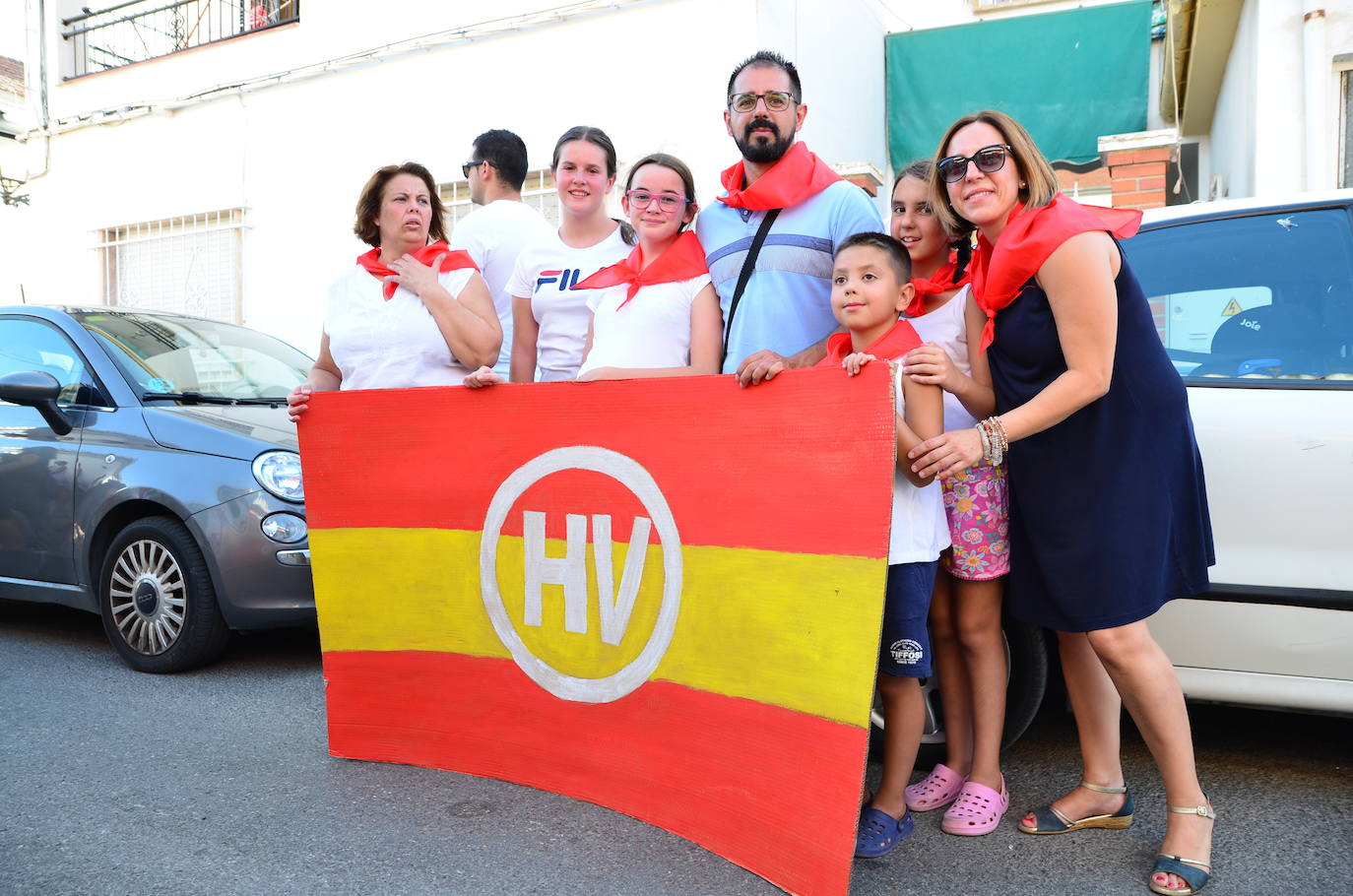 Los vecinos se volcaron en la gran novedad de las fiestas patronales de San Roque este año.