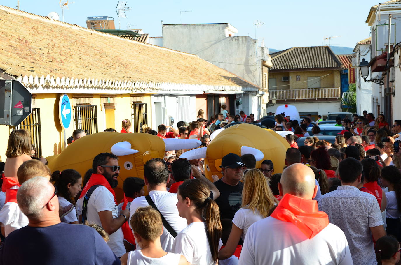 Los vecinos se volcaron en la gran novedad de las fiestas patronales de San Roque este año.