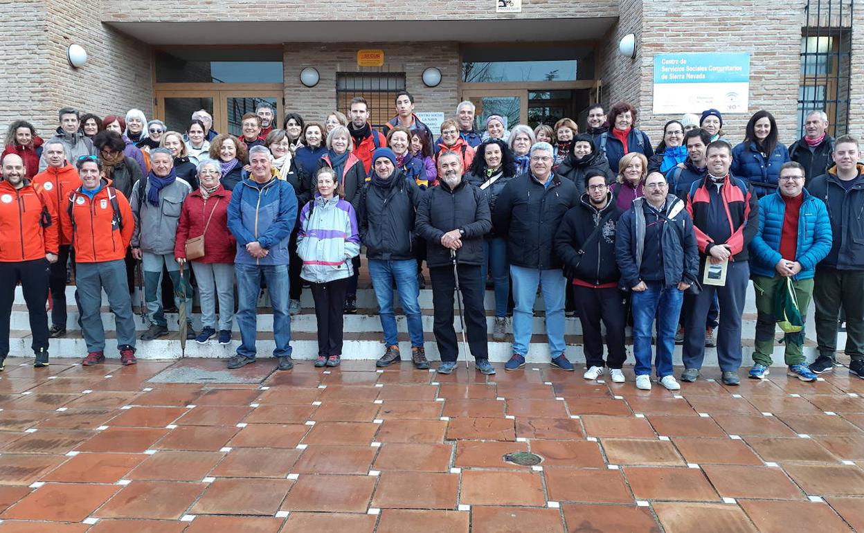 Participantes, técnicos y representantes políticos de la Mancomunidad, en la presentación.
