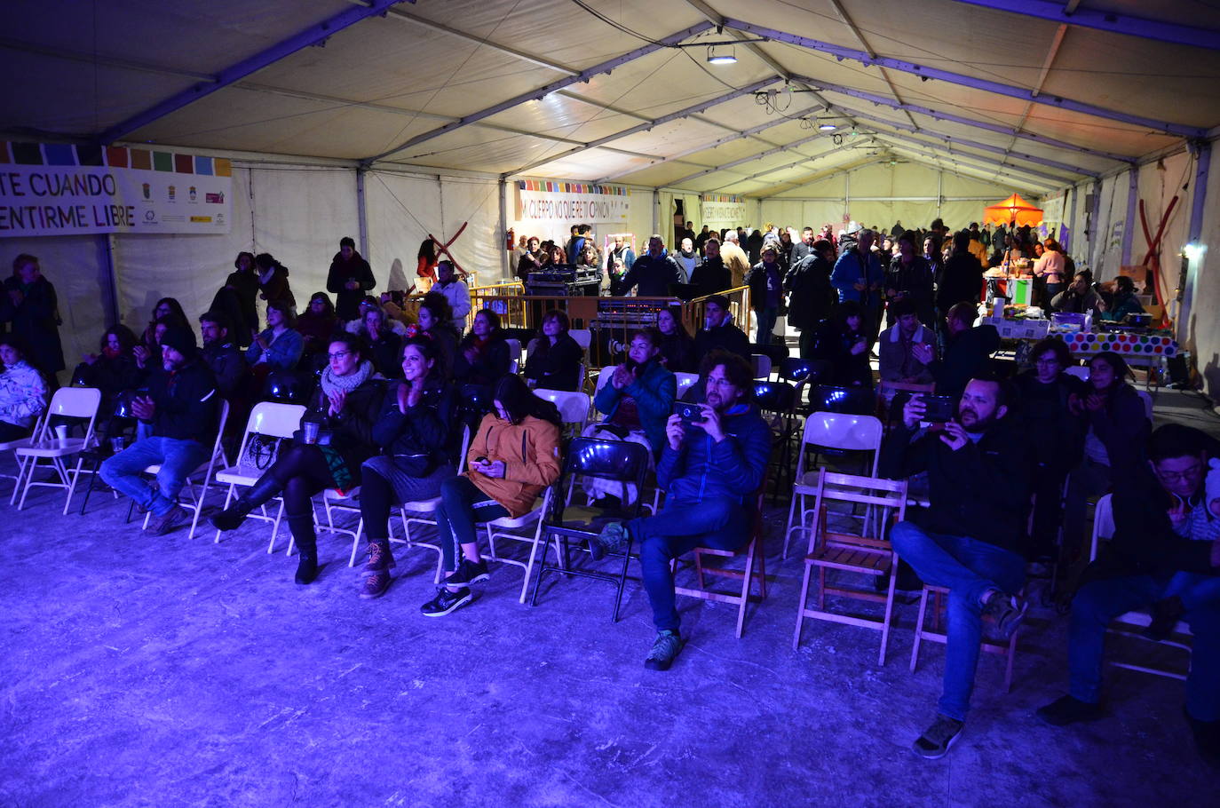 Fotos: La 'Noche en Morado' de Monachil, Huétor y Cájar