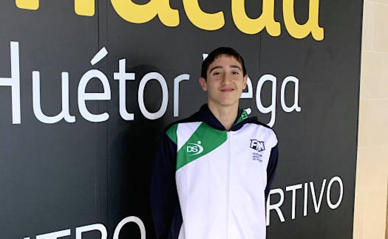 Lucas Rodríguez, el nadador de Huétor que brilla con la selección