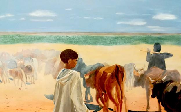 Imagen principal - Obras de Luisa María Sandalio, Encarni Rodríguez y Mari Carmen Quiroga Sánchez.