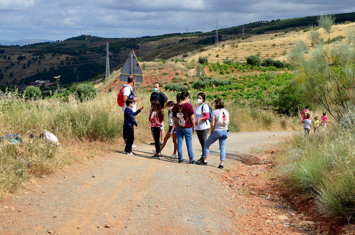 Fotos: Operación: llenar de encinas el Camino de los Neveros