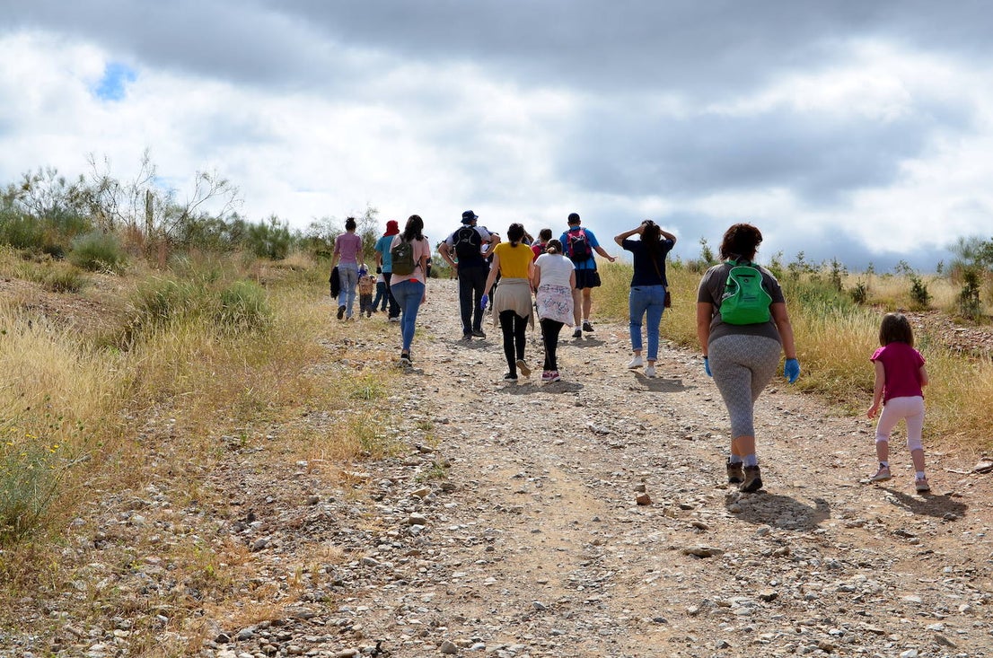 Fotos: Operación: llenar de encinas el Camino de los Neveros