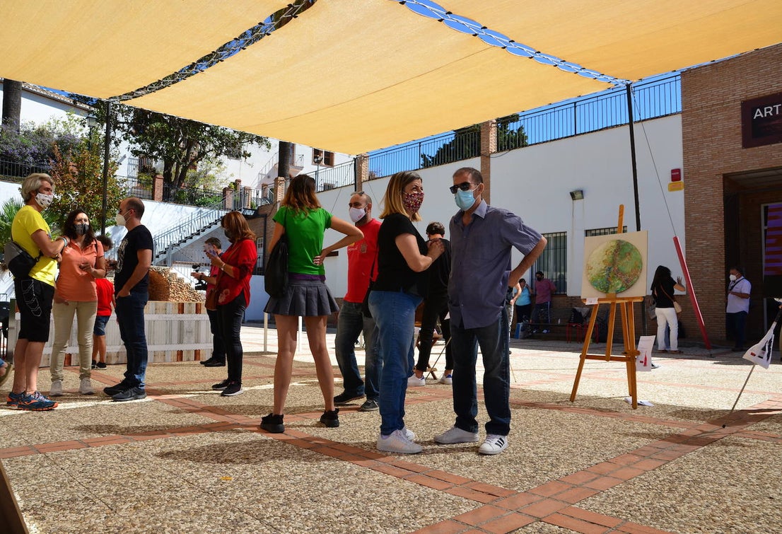 Fotos: Concurso de pintura rápida abstracta en Huétor Vega