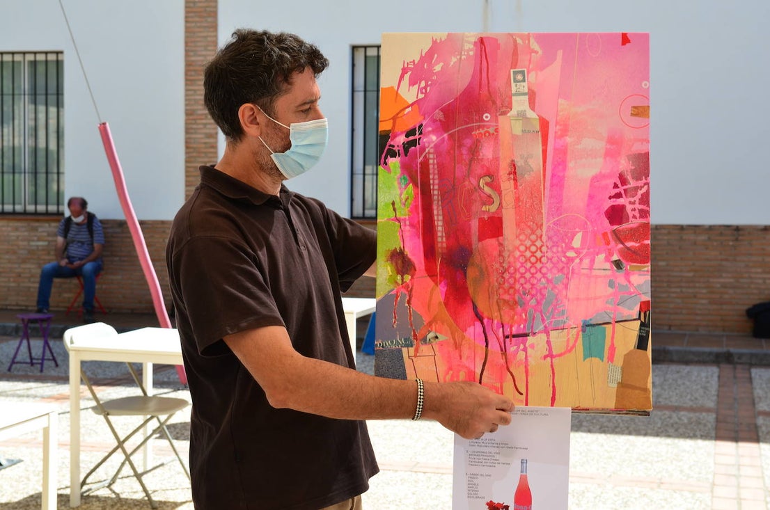 Fotos: Concurso de pintura rápida abstracta en Huétor Vega
