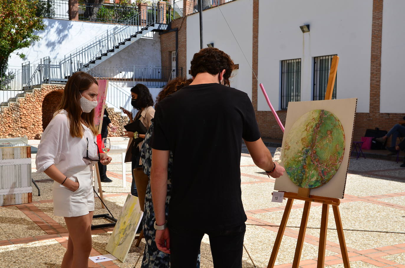 Fotos: Concurso de pintura rápida abstracta en Huétor Vega