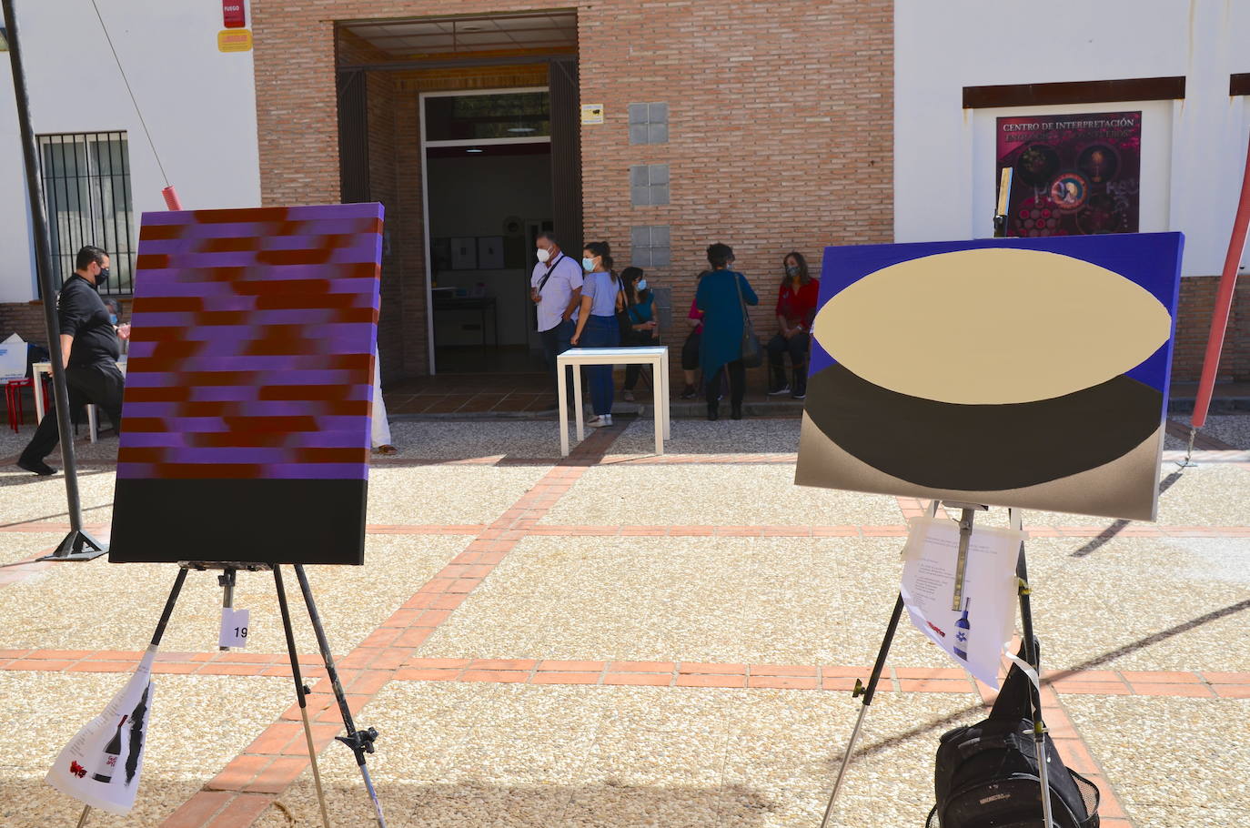 Fotos: Concurso de pintura rápida abstracta en Huétor Vega