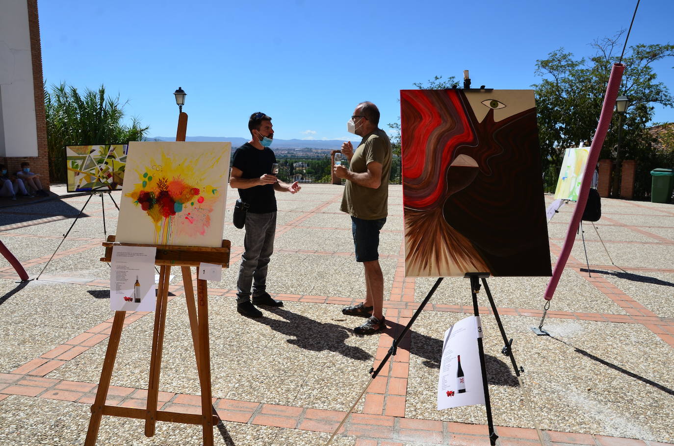 Fotos: Concurso de pintura rápida abstracta en Huétor Vega