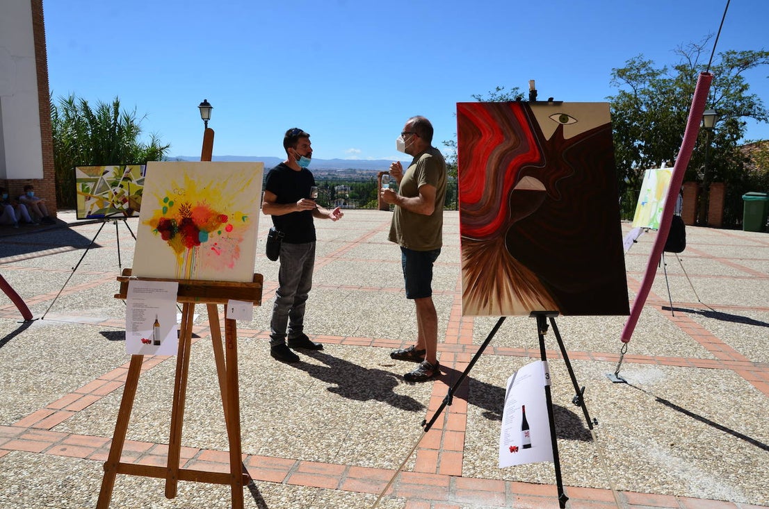 Fotos: Concurso de pintura rápida abstracta en Huétor Vega
