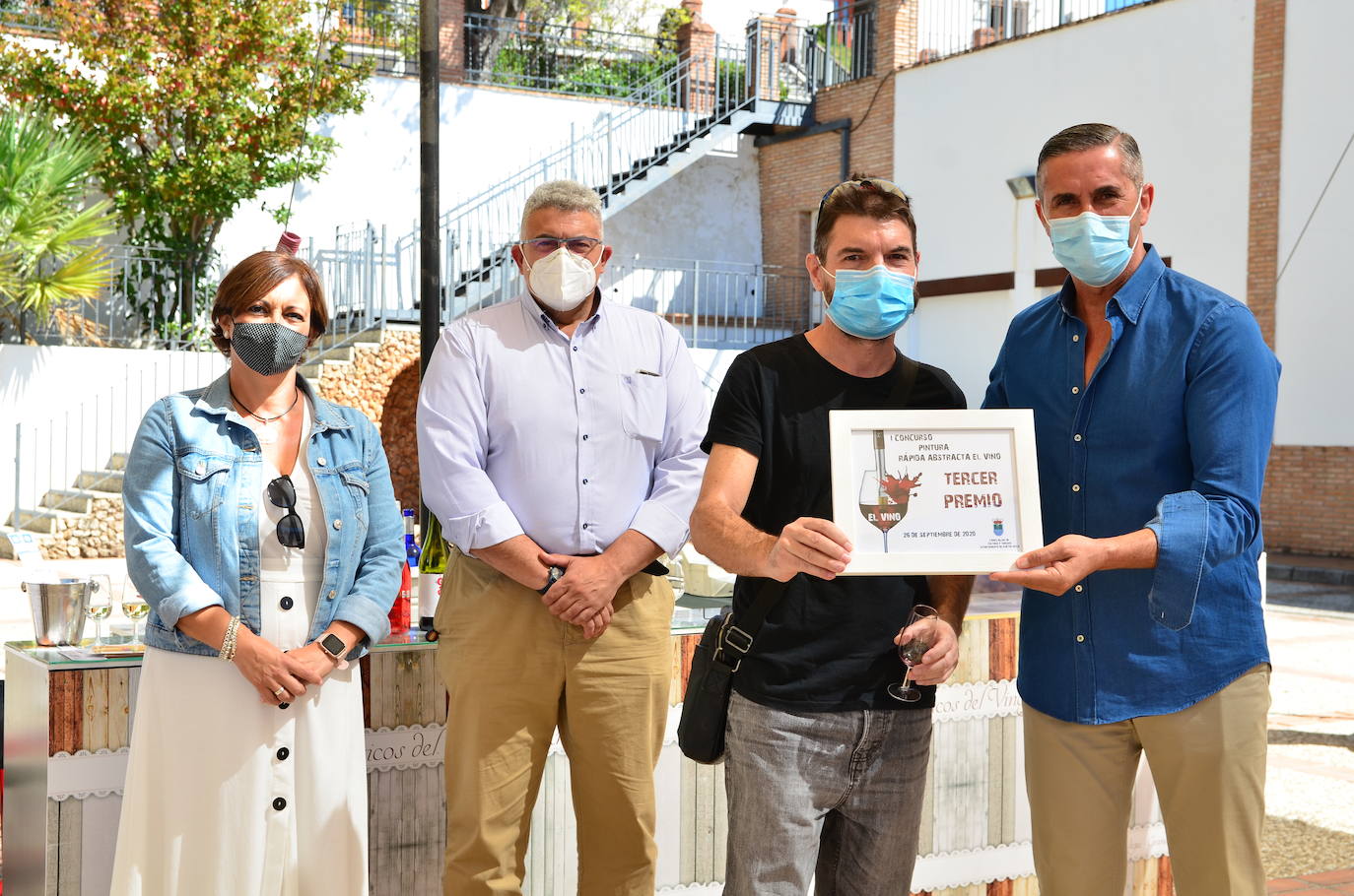 Fotos: Concurso de pintura rápida abstracta en Huétor Vega