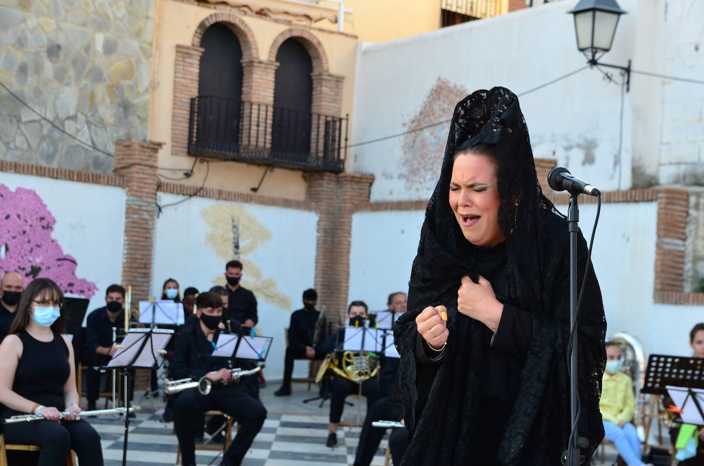 Concierto de la Banda de Música de Huétor Vega en Jueves Santo.