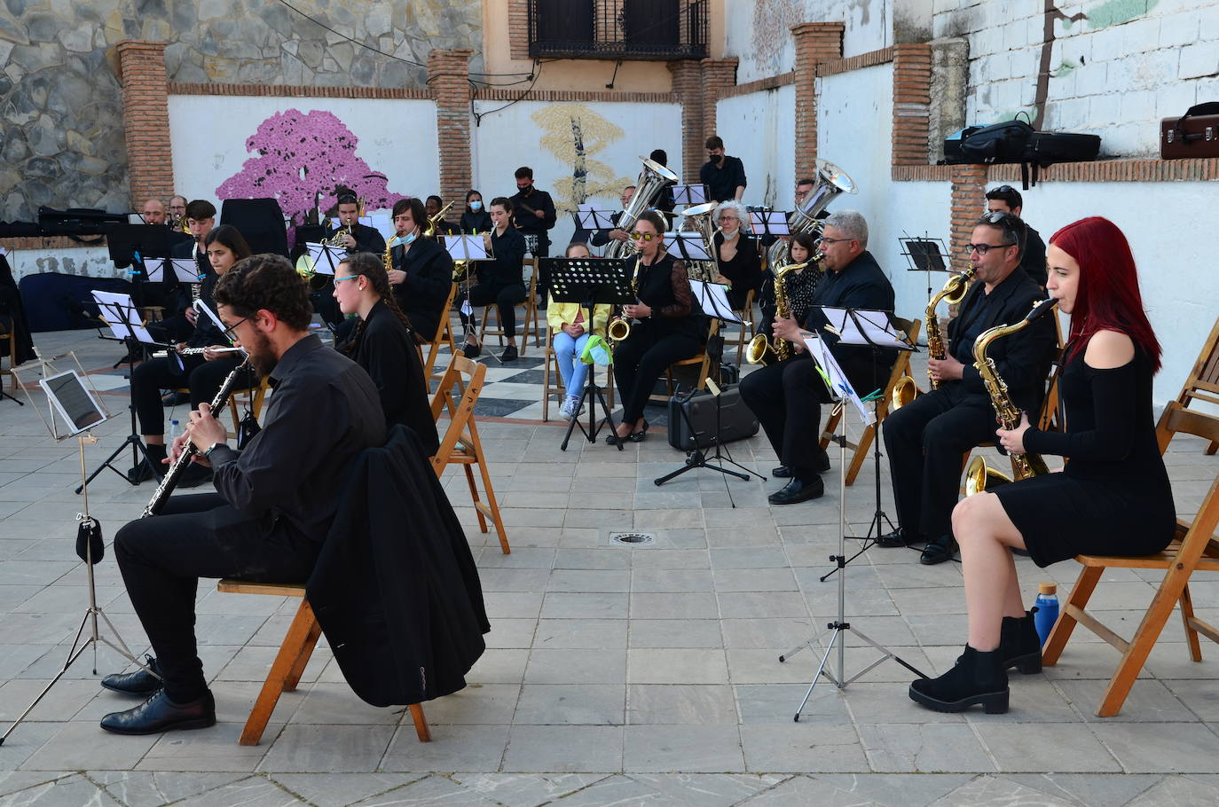 Concierto de la Banda de Música de Huétor Vega en Jueves Santo.