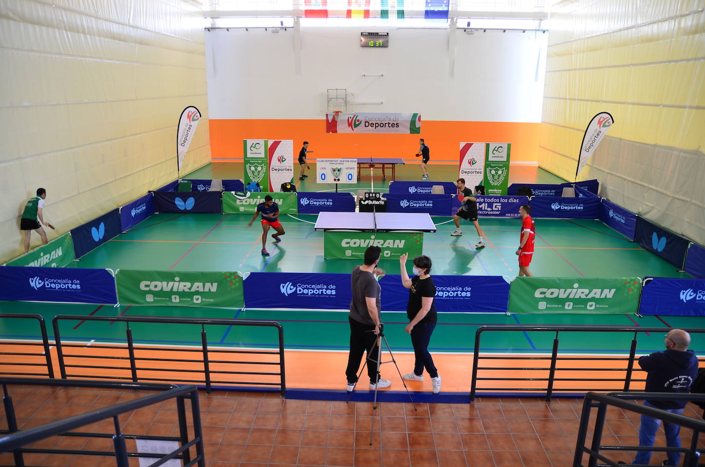 El Covirán Huétor Vega, el equipo con el que Granada vuelve a tener un representante en la máxima liga nacional de tenis de mesa.