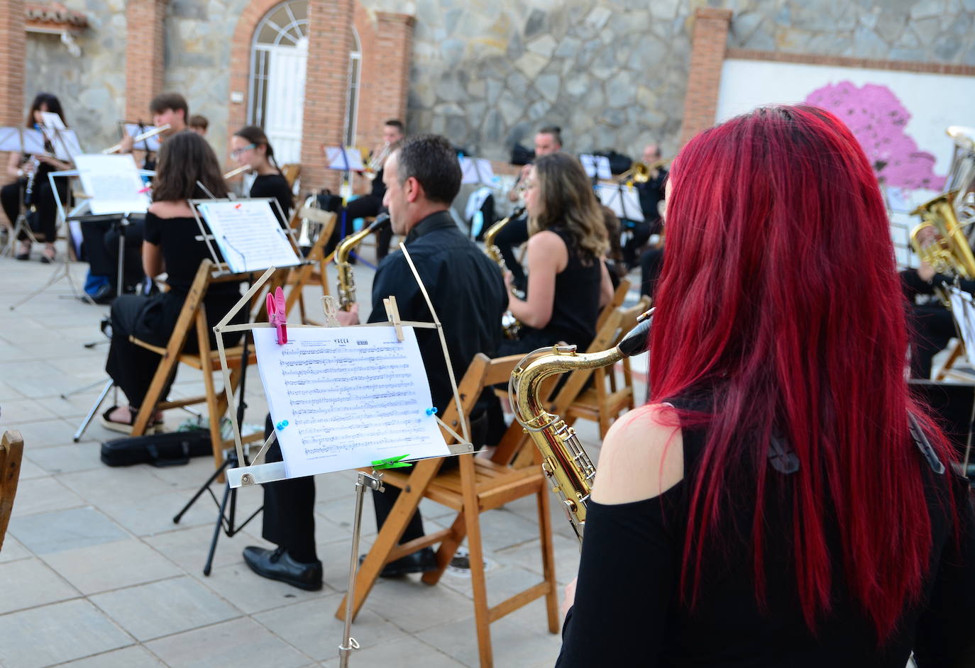 La Banda de Música de Huétor Vega tocó pasodobles clásicos y recientes.