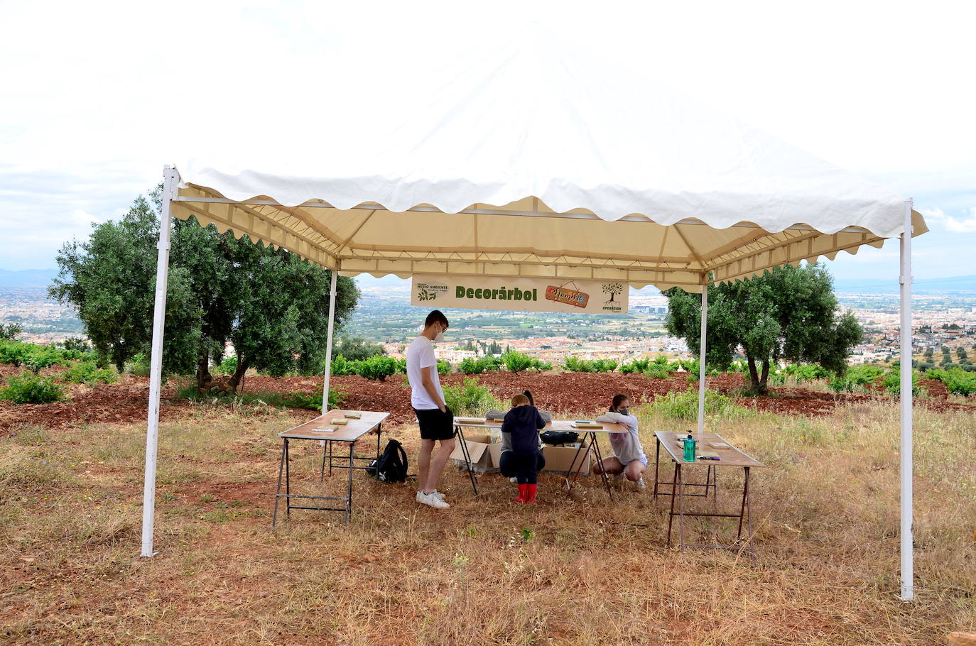 Huétor Vega se vuelca un año más en la siembra de árboles con Operación Encina.