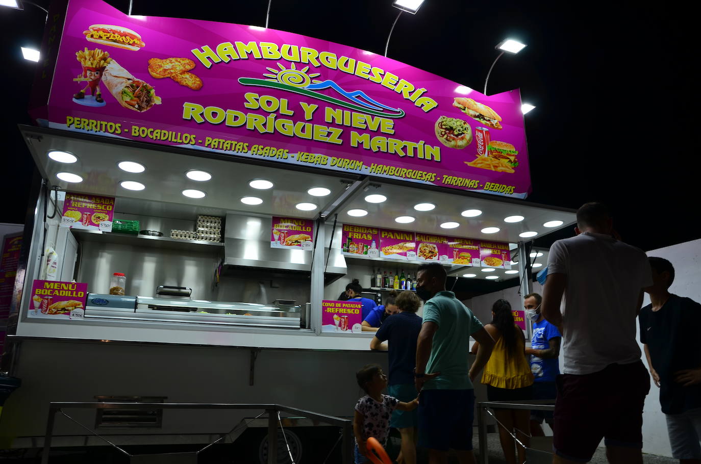 Ambiente en el Ferial de Huétor Vega.