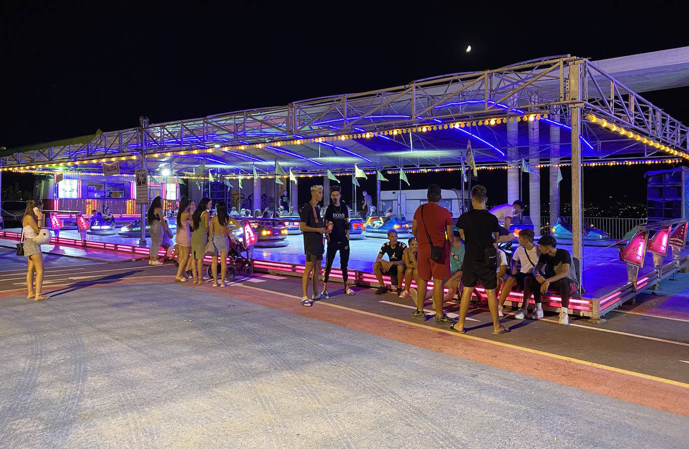 Ambiente en el Ferial de Huétor Vega.