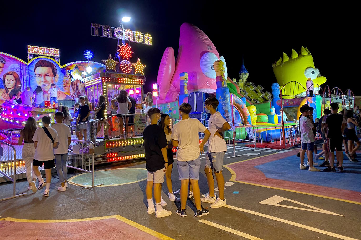 Ambiente en el Ferial de Huétor Vega.