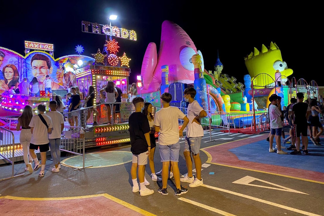 Ambiente en el Ferial de Huétor Vega.