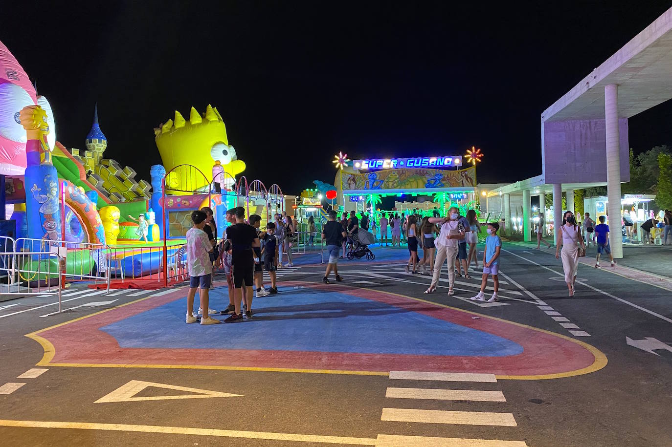 Ambiente en el Ferial de Huétor Vega.