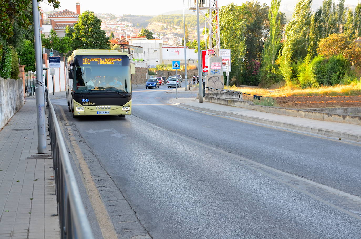 Autobús de la línea 181.