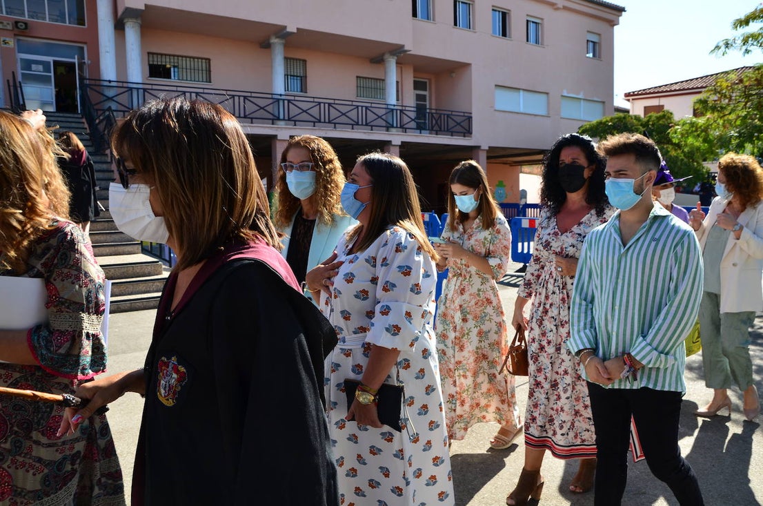 Fotos: La delegada de Educación asiste a la vuelta al 'cole' en Huétor Vega