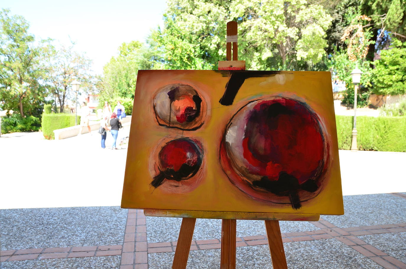 Fotos: Concurso de pintura rápida abstracta de Huétor Vega