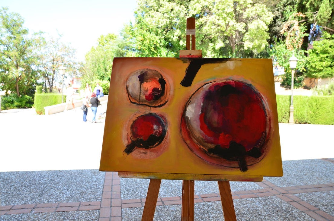 Fotos: Concurso de pintura rápida abstracta de Huétor Vega