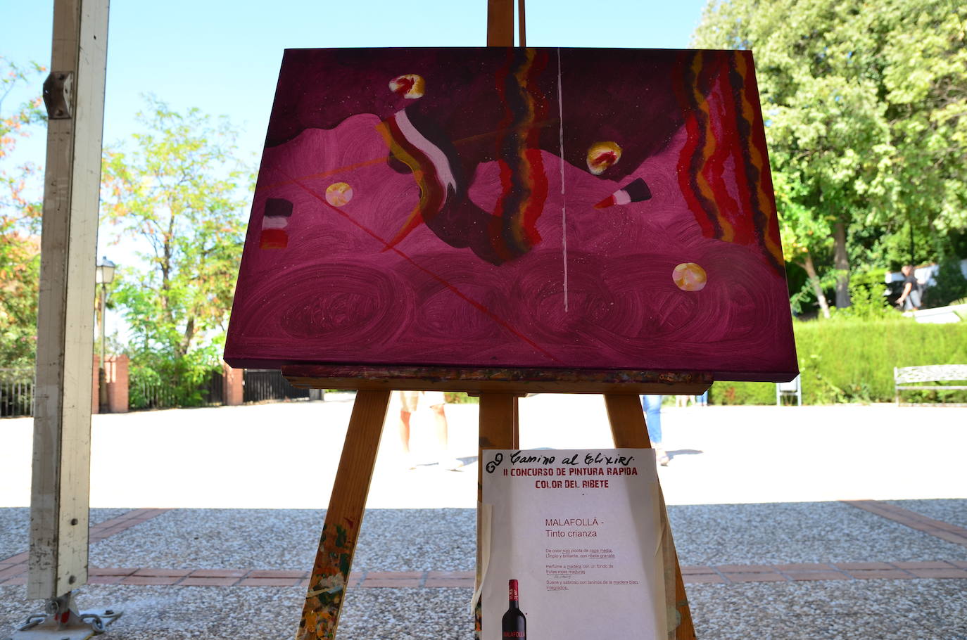 Fotos: Concurso de pintura rápida abstracta de Huétor Vega