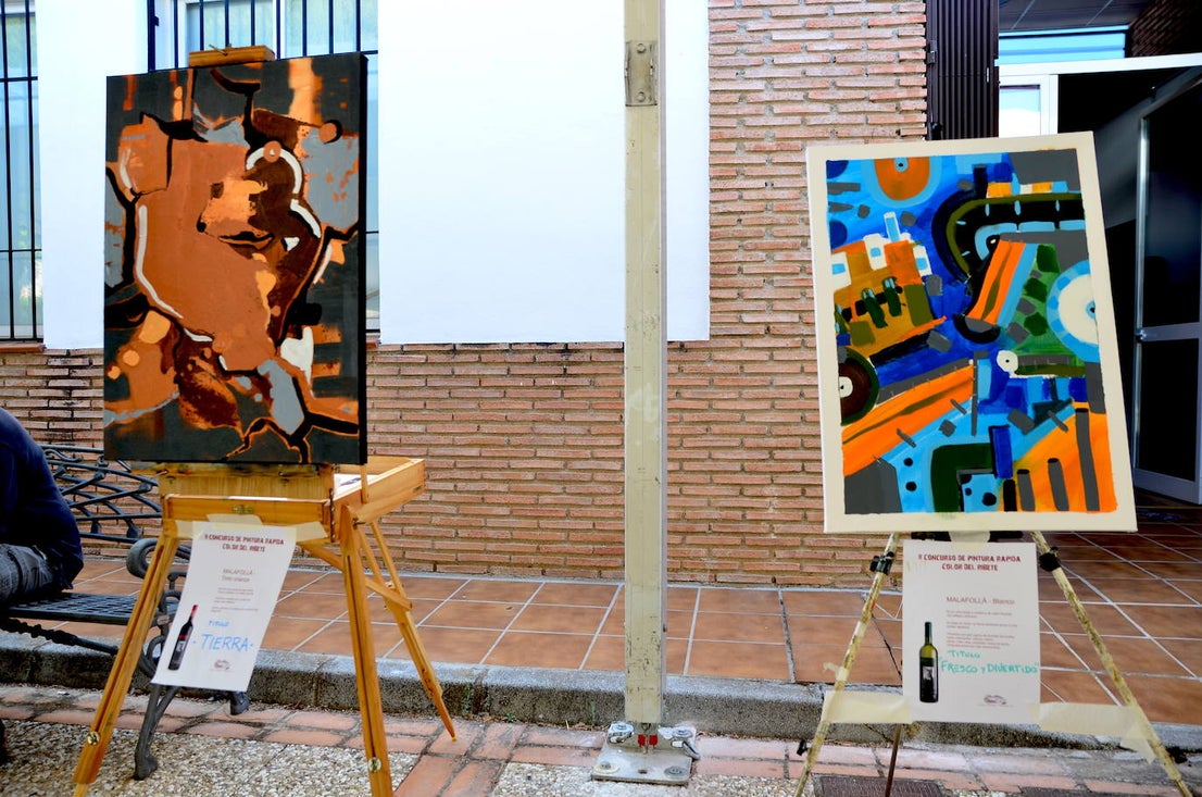 Fotos: Concurso de pintura rápida abstracta de Huétor Vega