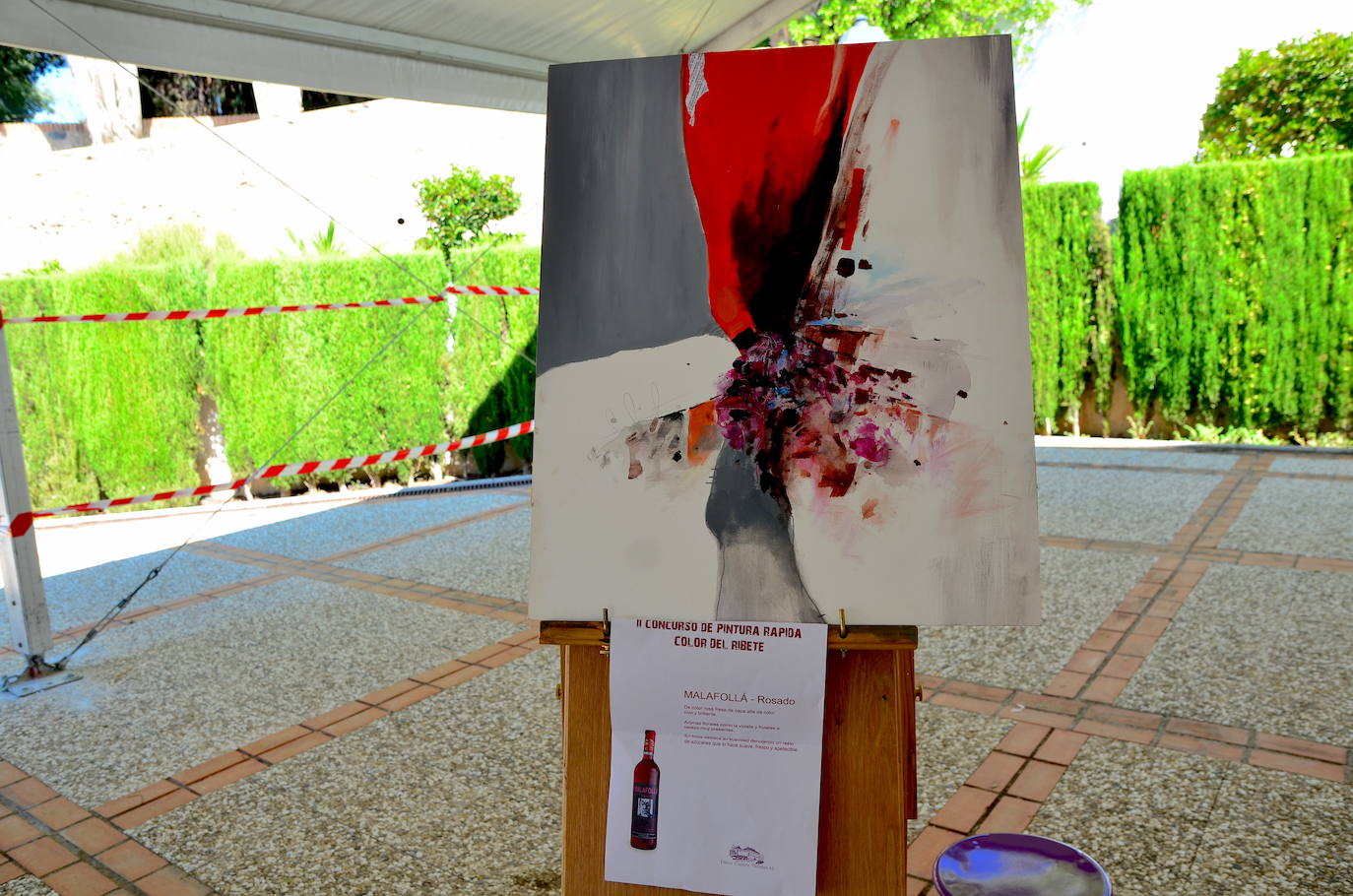 Fotos: Concurso de pintura rápida abstracta de Huétor Vega