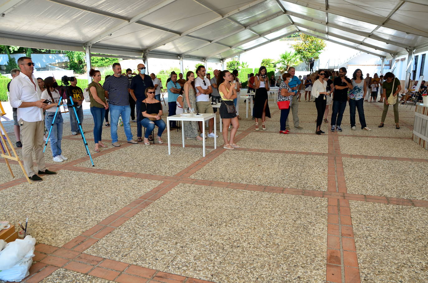 Fotos: Concurso de pintura rápida abstracta de Huétor Vega