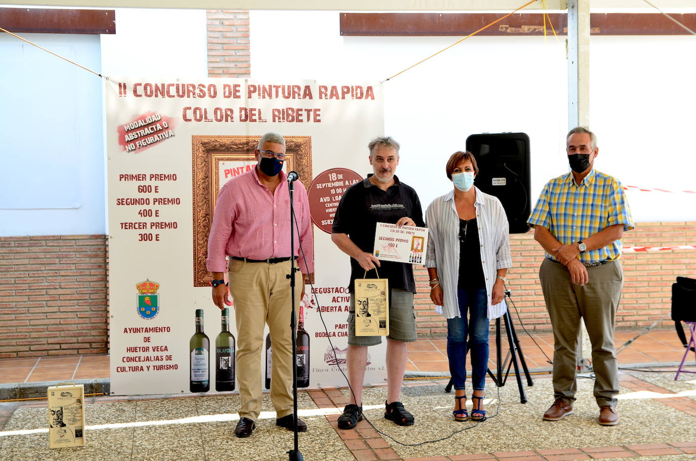 Fotos: Concurso de pintura rápida abstracta de Huétor Vega