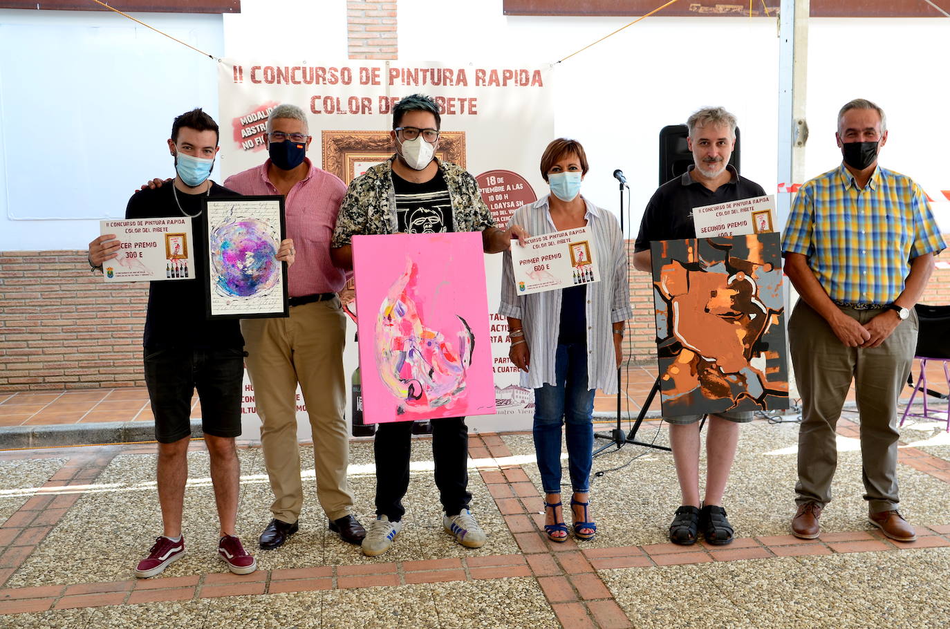 Fotos: Concurso de pintura rápida abstracta de Huétor Vega