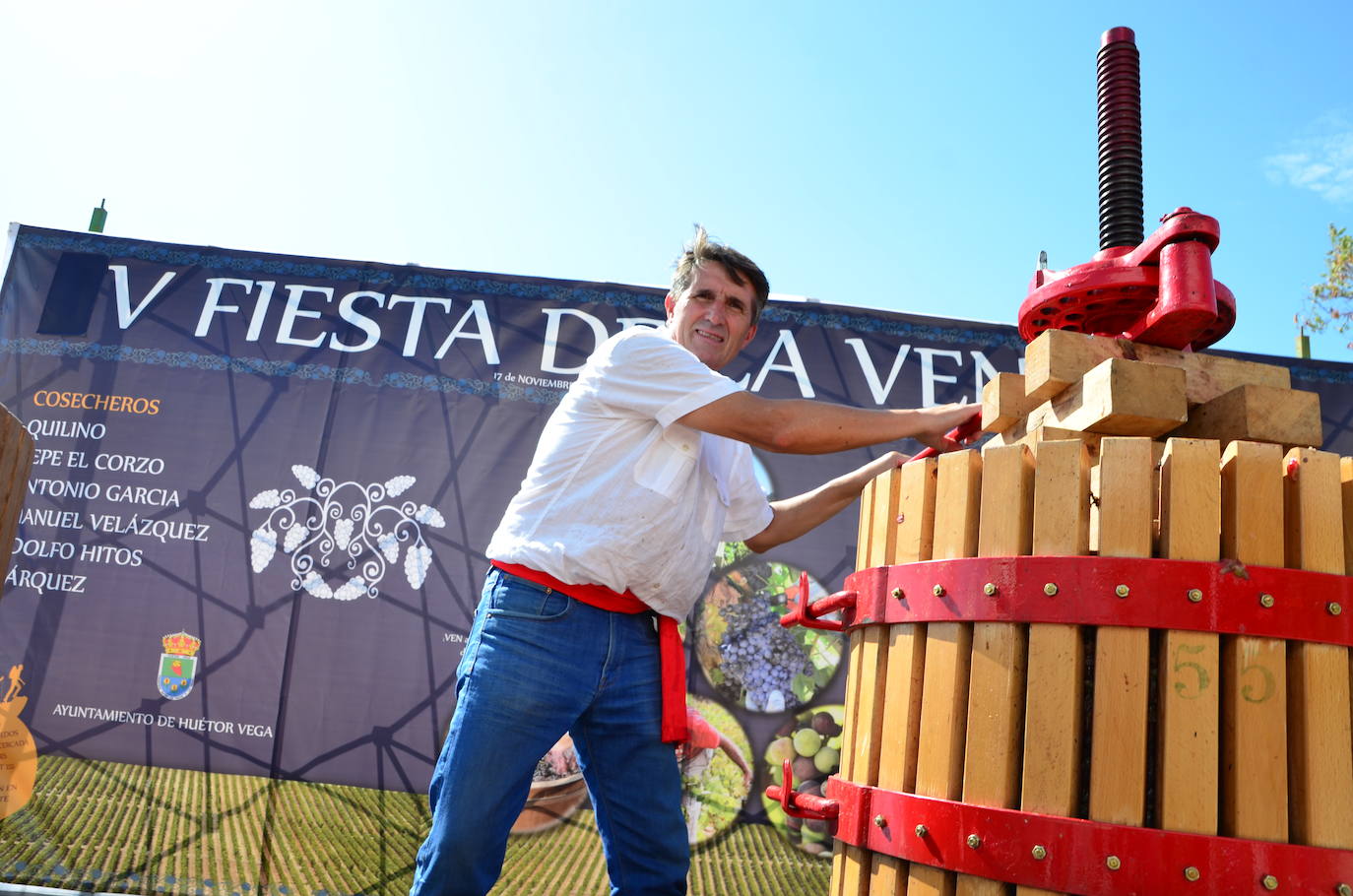 Fiesta de la Vendimia de Huétor Vega, en 2019.