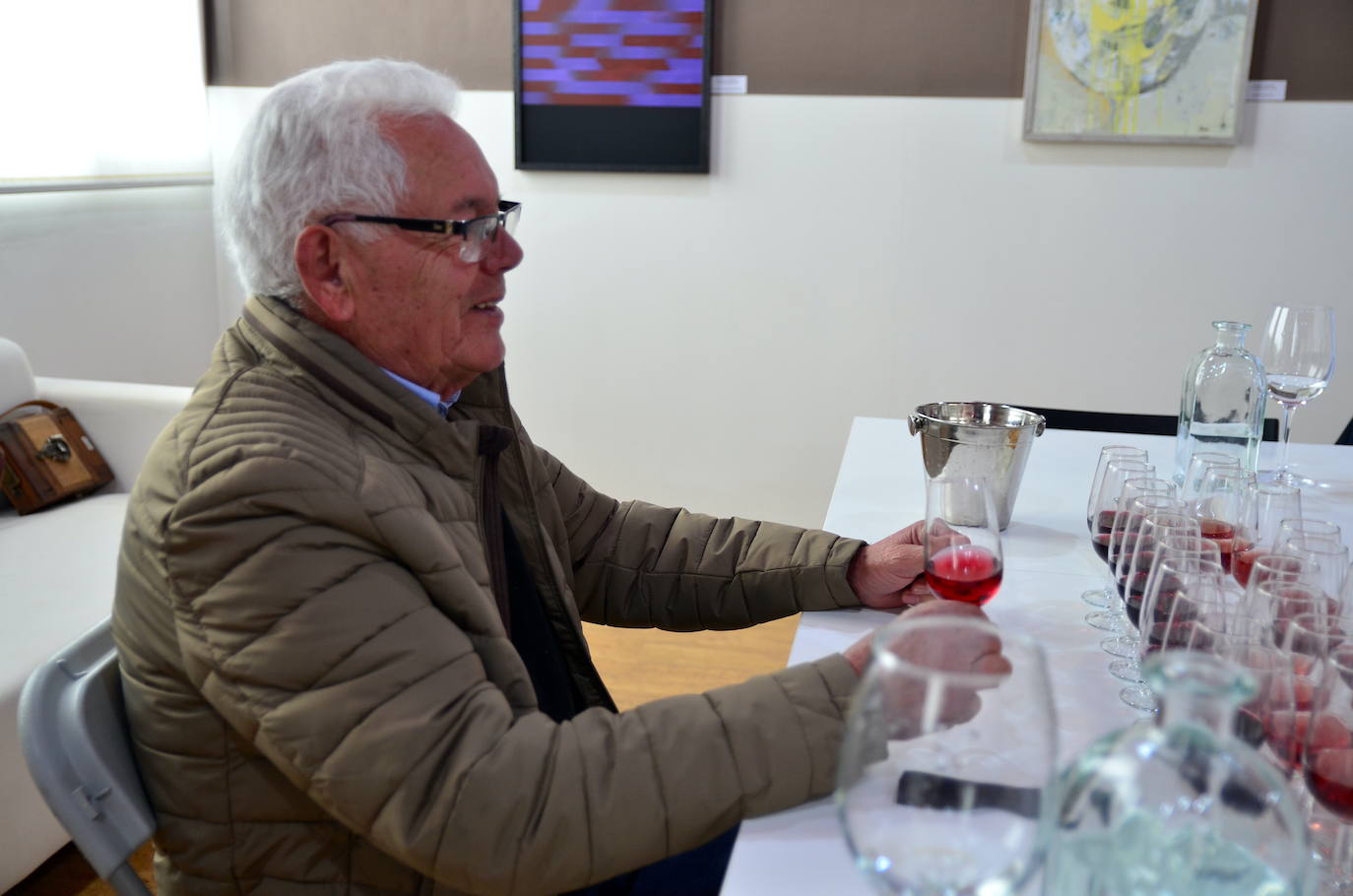 Fotos: Cata del jurado en el concurso de Vinos de Huétor