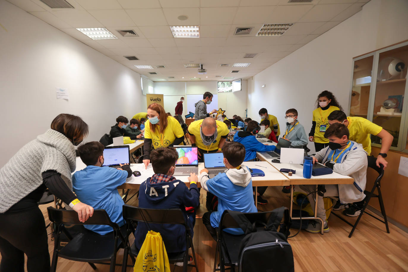 Ambiente de trabajo conjunto en 'Territorio JamToday Granada 2022'.