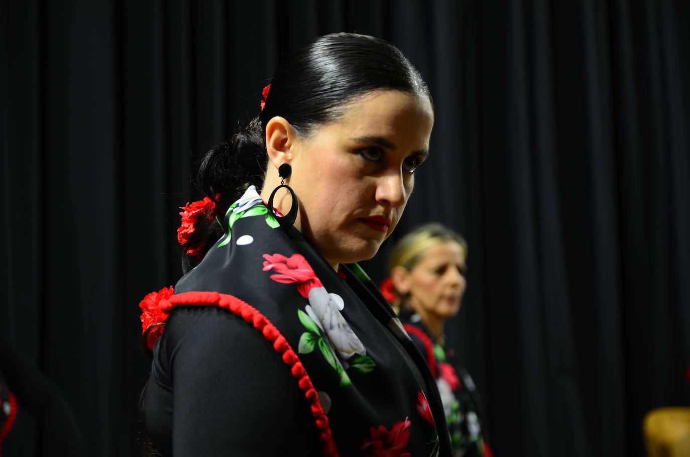 Grupos de baile flamenco de la Escuela de Música y Danza de Huétor Vega.