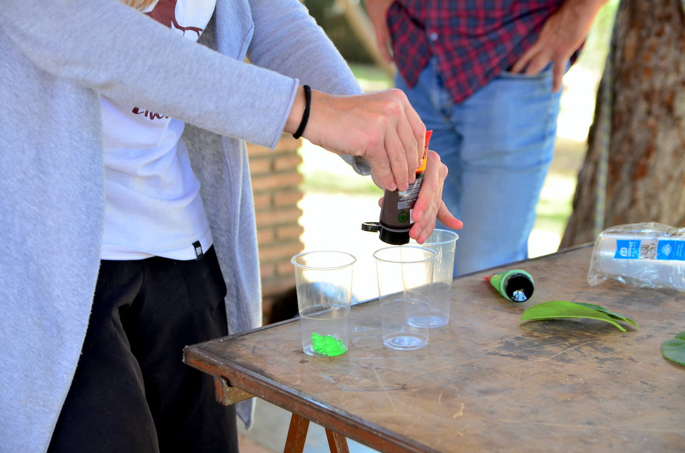 Fotos: Taller de construcción de cajas nido en el Parque de los Pinos