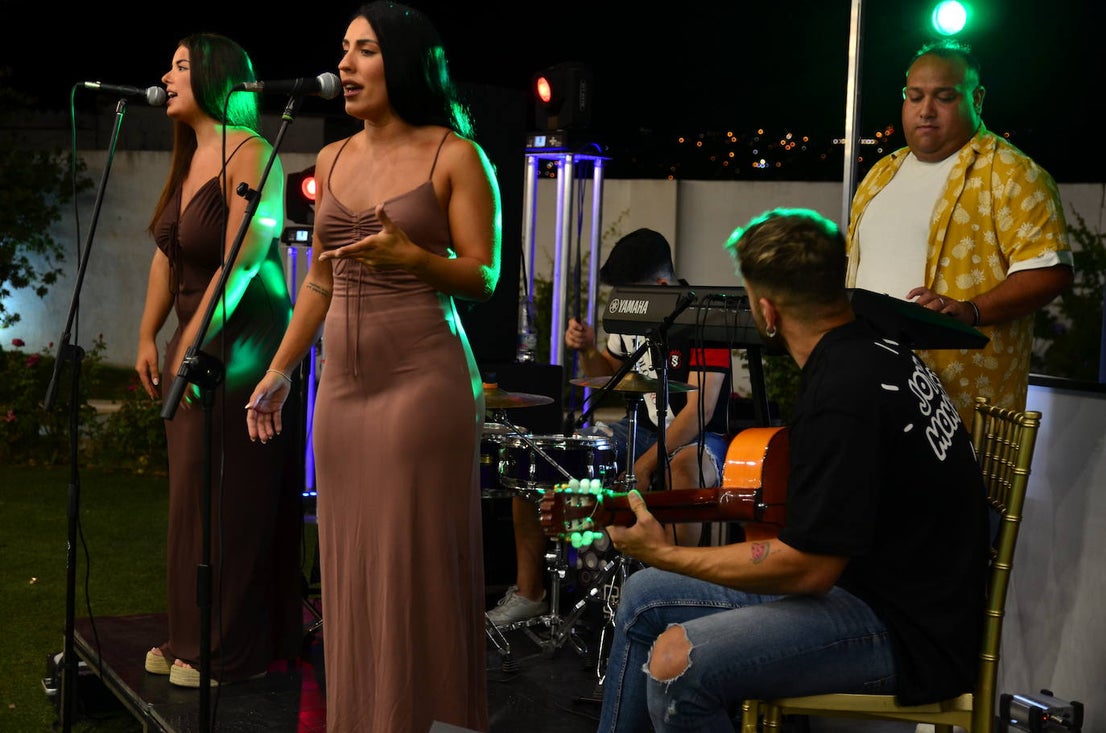 Concierto de Zoniché en la Fiesta de la Juventud de Huétor Vega.