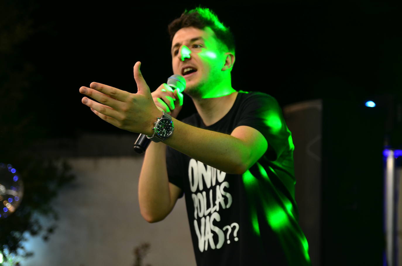 Actuación del cómico granadino Christian García.