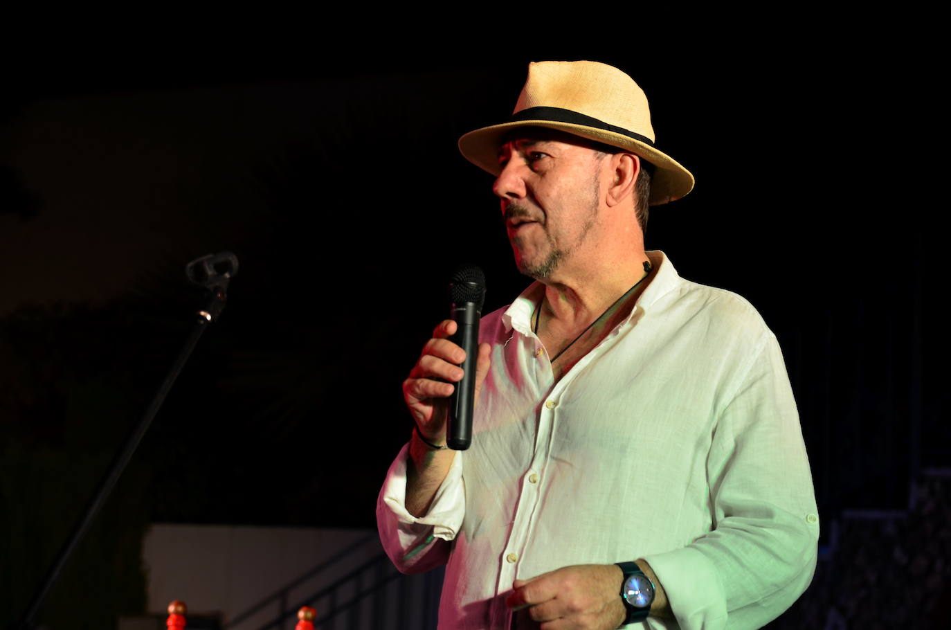 Miguel Baños, presidente de la peña La Parra Flamenca de Huétor Vega.