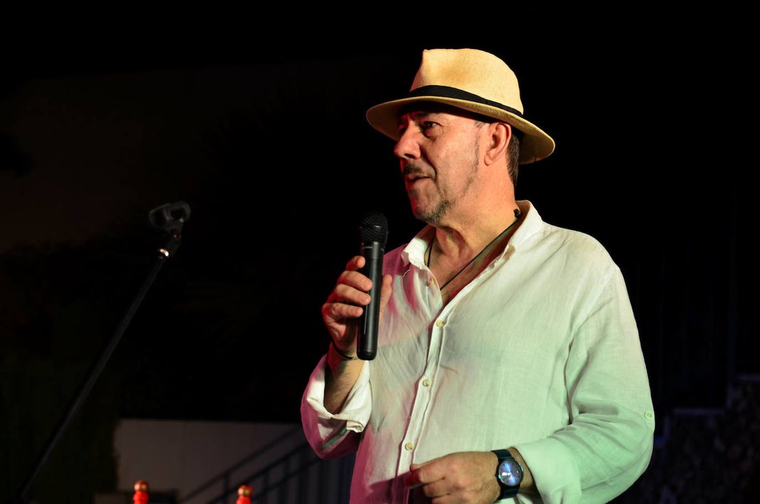 Miguel Baños, presidente de la peña La Parra Flamenca de Huétor Vega.