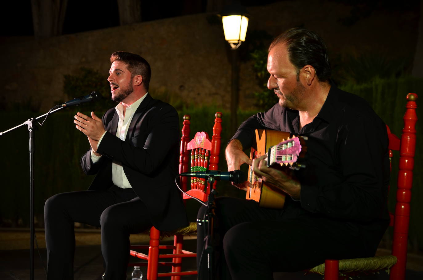 Iván Centenillo y Ramón del Paso, en el Festival Flamenco de Huétor Vega.